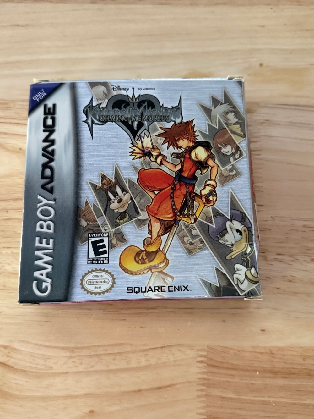 Kingdom Hearts Chain of Memories Gameboy Advance GBA DS Lite  CIB